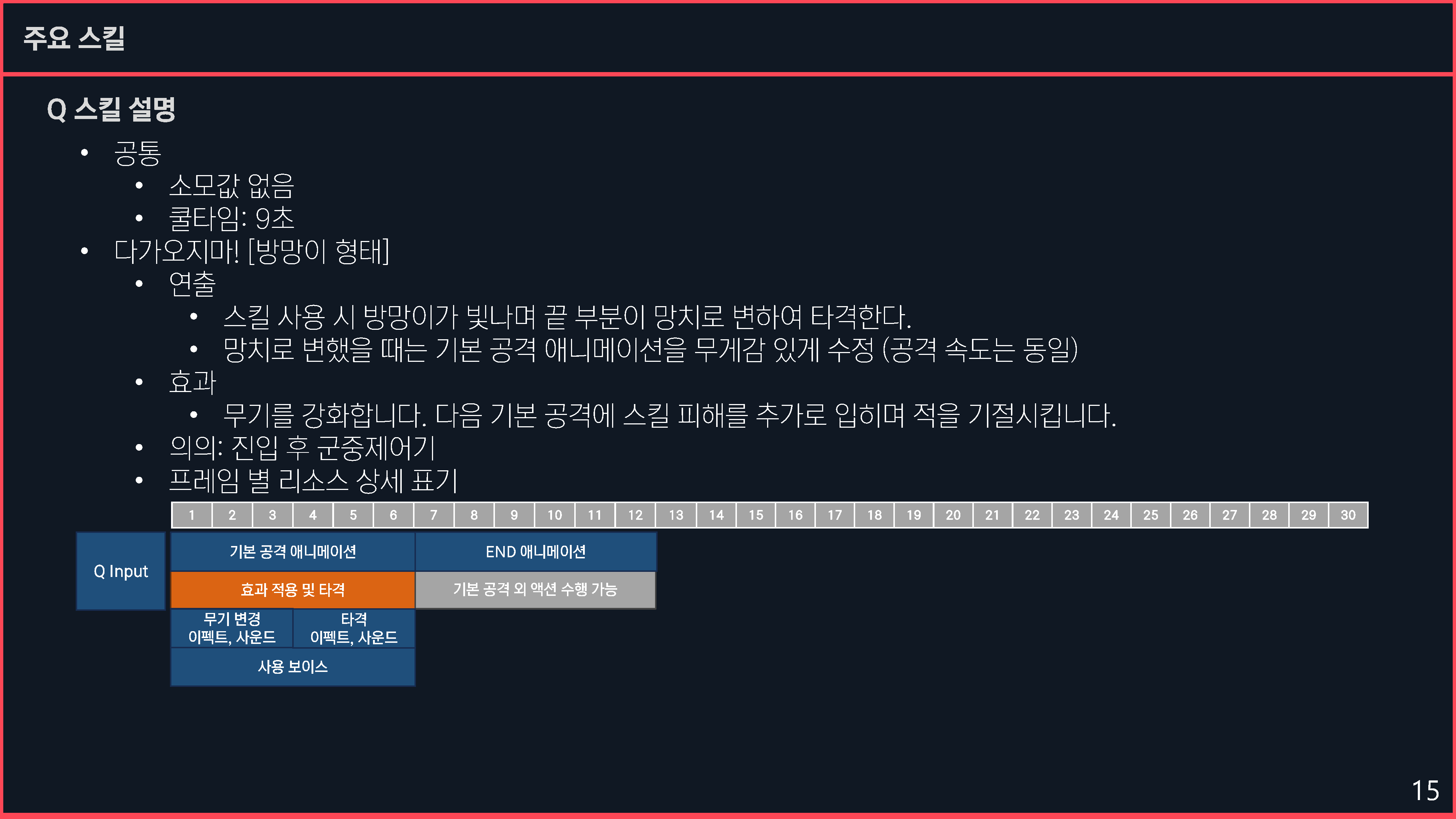 Q 스킬 — 방망이 형태 (다가오지마!) — 원본 PDF p.15